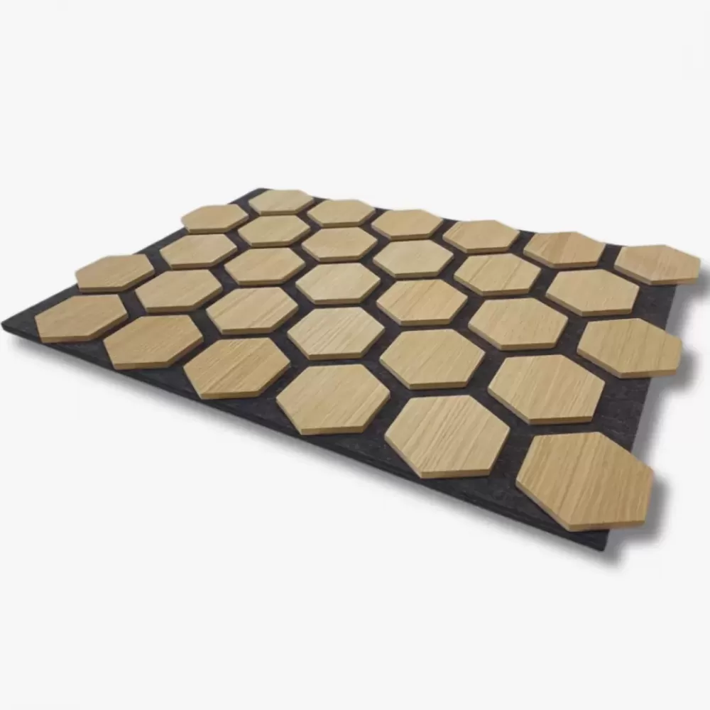 HexyBEL™ - Akustični panel od furniranog MDF-a i PET filca