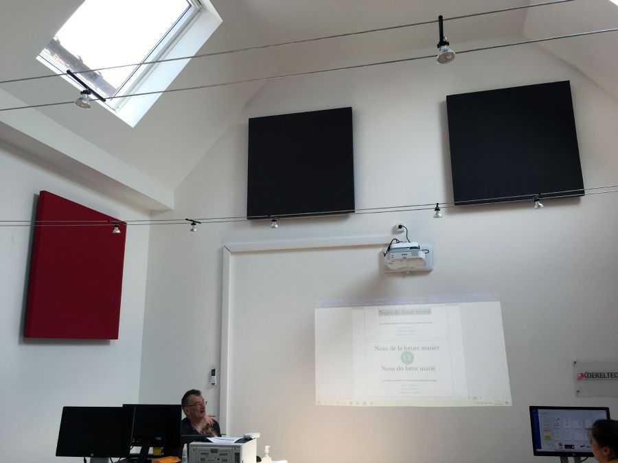 Akustični tretman učionice u Brukellesu u Belgiji