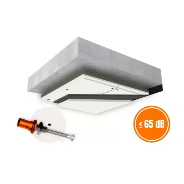 C-MUTE SYSTEM™ 23 sistem zvučne izolacije plafona