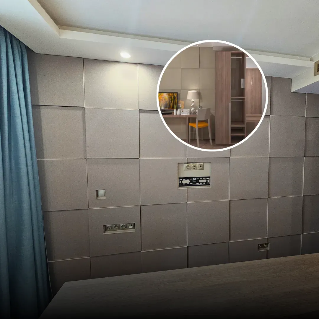 Акустична обрада зидова за хотел Бугарска Морава