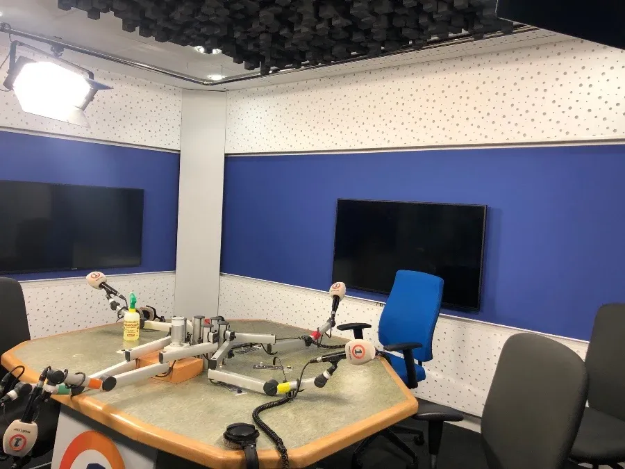 Akustični tretman u radio studiju u Tangeru, Maroko