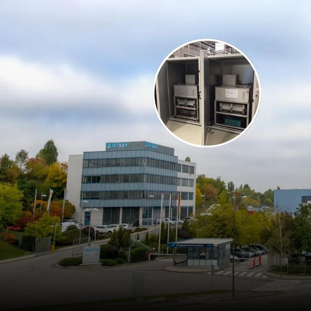 Машинска звучна изолација у производној хали, ФЕСТО