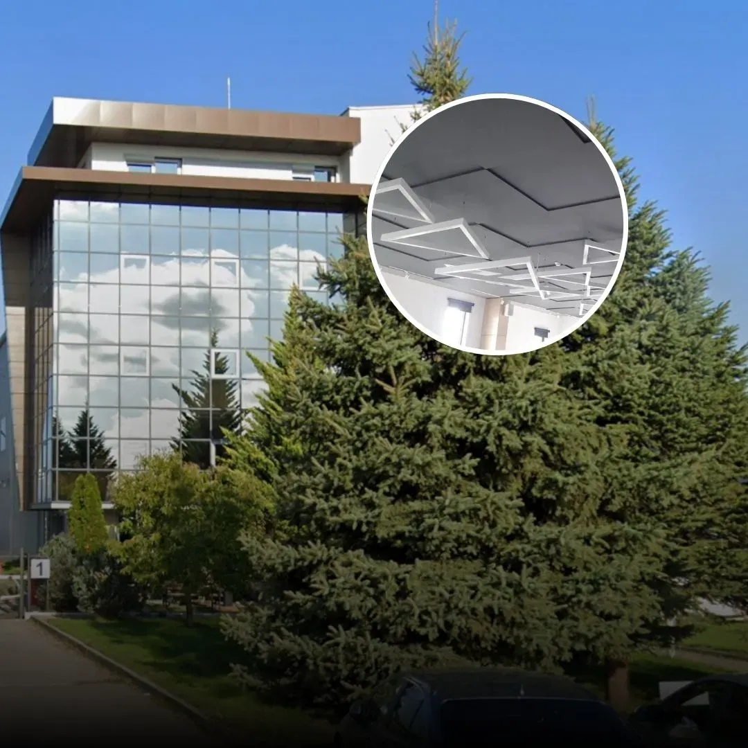 Акустична обрада плафона за кафетерију Инкофудс